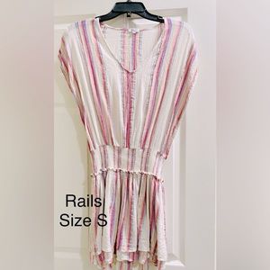 Rails short sleeve midi dress
